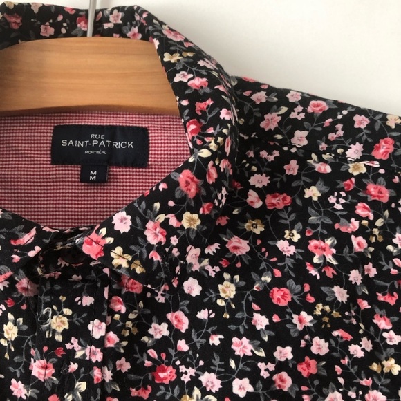 Button Down Shirt with Floral Print - Picture 3 of 6